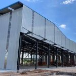 light modern prefabricated warehouse construction