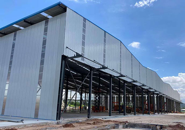 light modern prefabricated warehouse construction