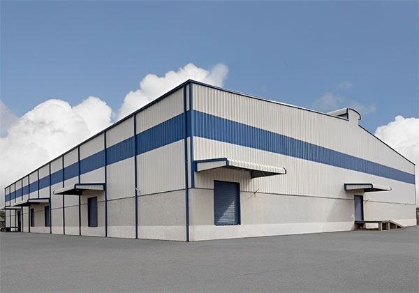 prefabricated steel frame structure warehouse