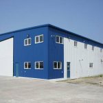 metal sheet prefabricated industrial shed