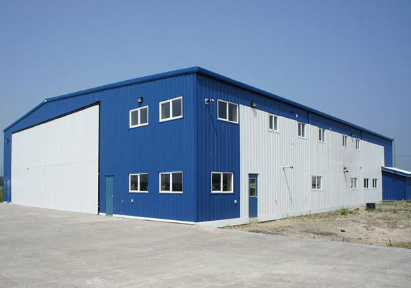 metal sheet prefabricated industrial shed