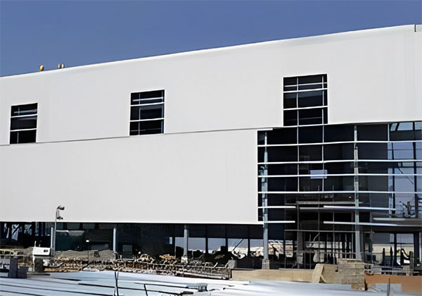 sandwich panel building