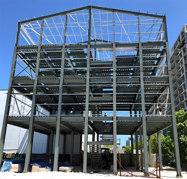 steel frame structure