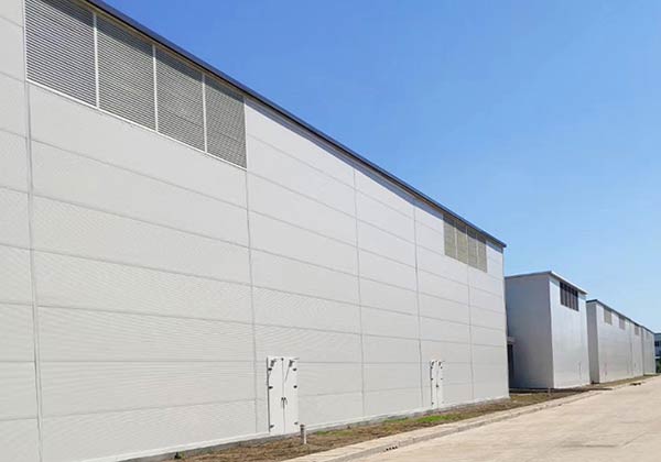 sandwich panel factory building