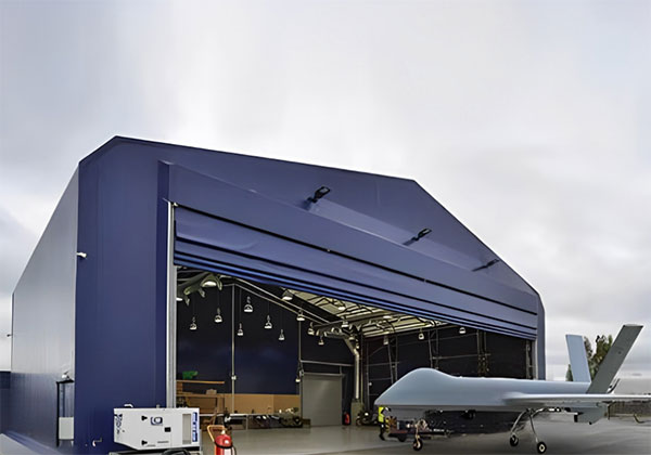 prefabricated steel structure hangar