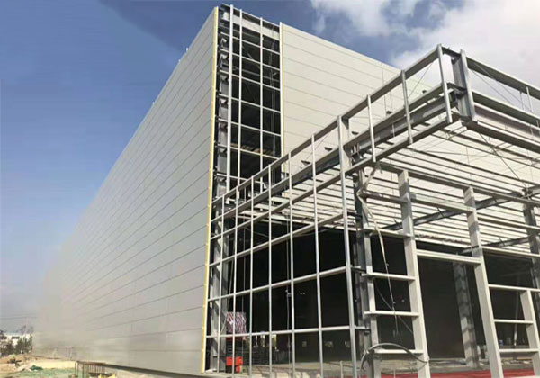 sandwich panel building