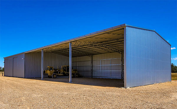 prefabricated steel shed