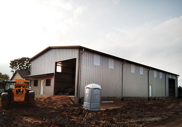 prefabricated industrial shed