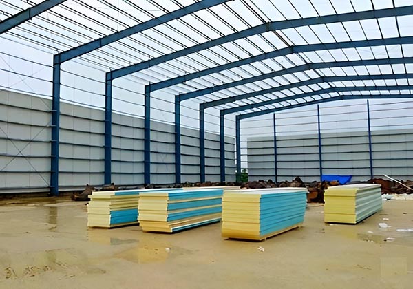 sandwich panel building