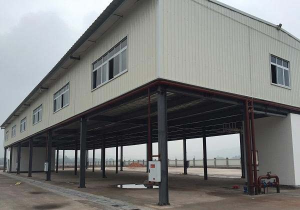 prefabricated factory shed