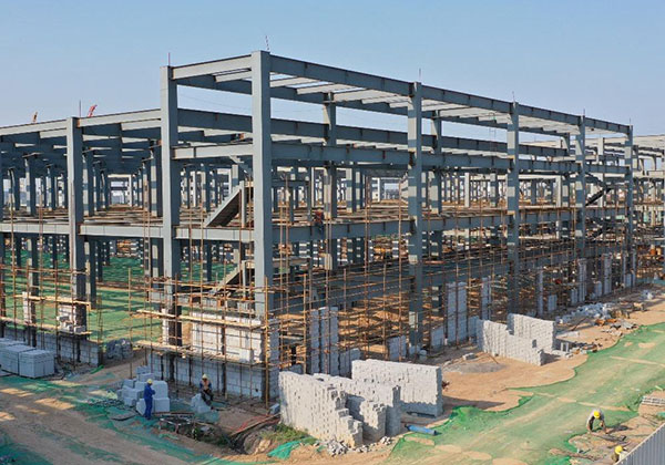 steel building construction