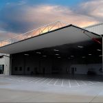 prefab metal hangar building