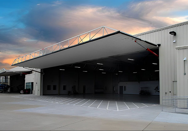 prefab metal hangar building