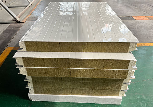 metal rock wool sandwich panel