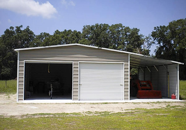 steel garage building