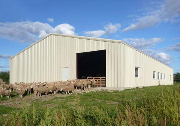 farm storage steel warehouse