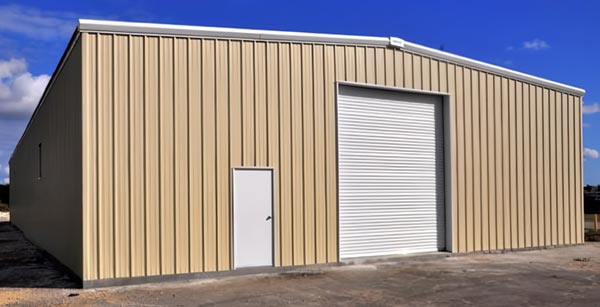 prefab steel storage building