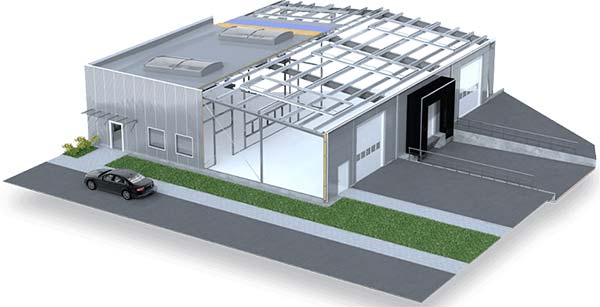 steel structure factory design