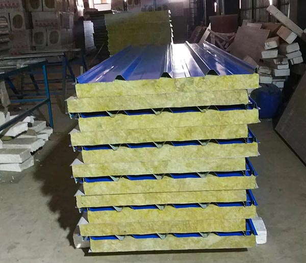 fireproof rock wool sandwich panels