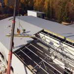 steel building roofs installation