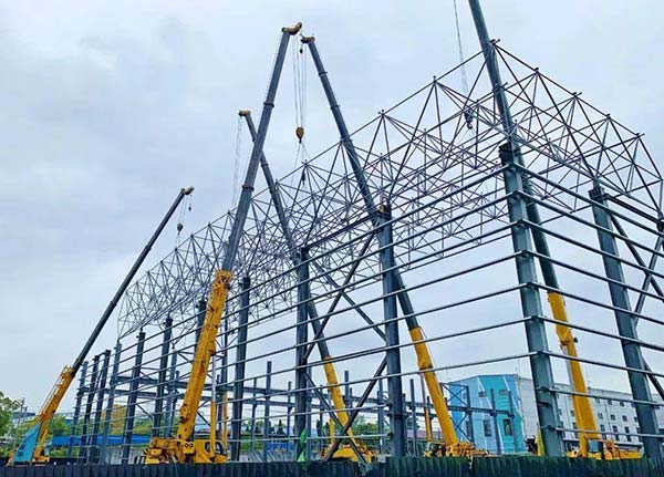 steel truss structure