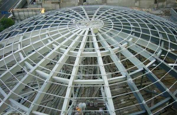 steel space frame structure