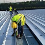 steel framed workshop roof maintenance