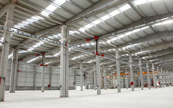 concrete factory building