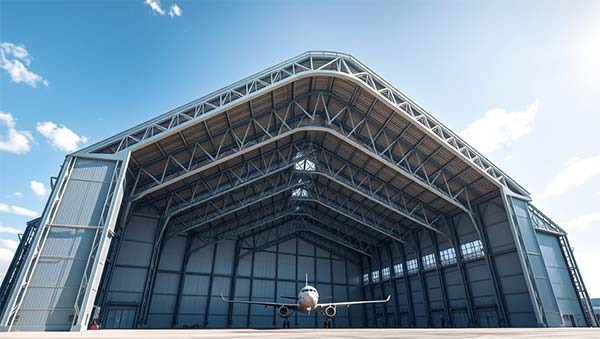 prefabricated steel hangar