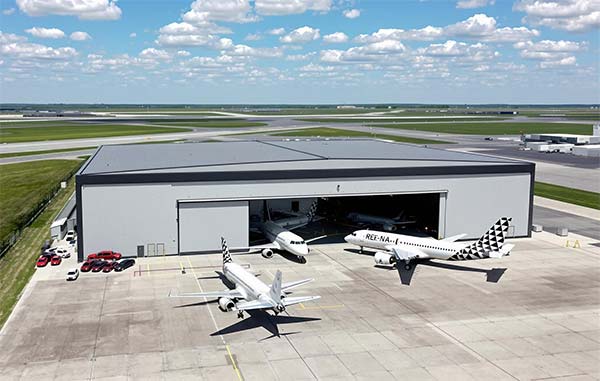 prefabricated steel hangar