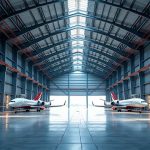 prefabricated steel hangar
