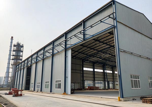 fireproof exterior wall scheme for factory building