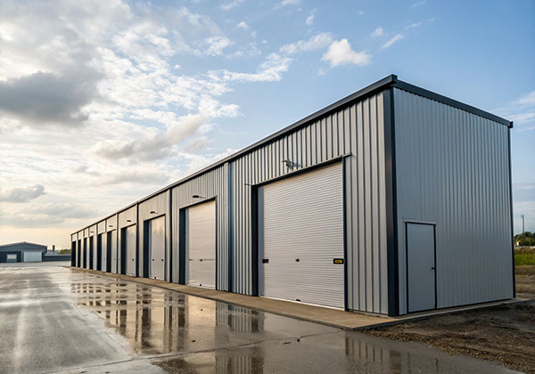 single slope warehouse