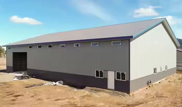 double slope warehouse
