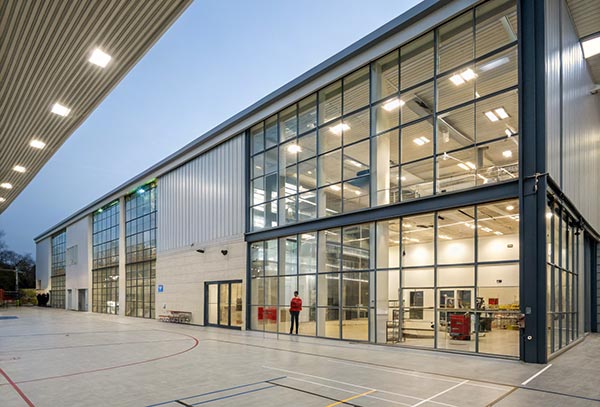 steel structure sports building
