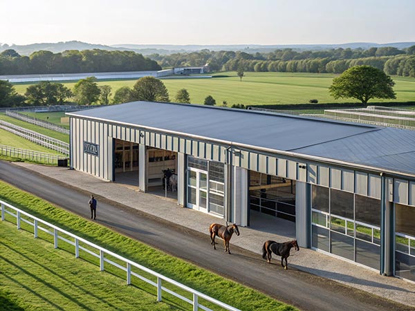 steel structure prefab horse barns