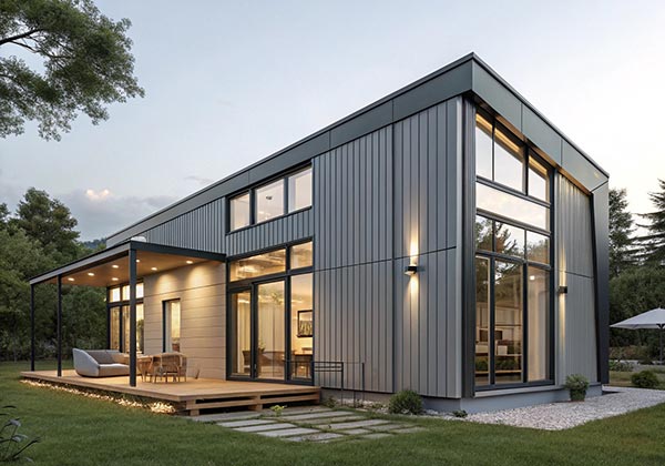 steel-framed houses