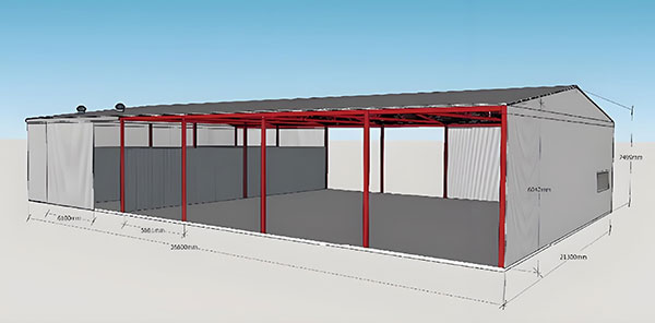 precast steel building design