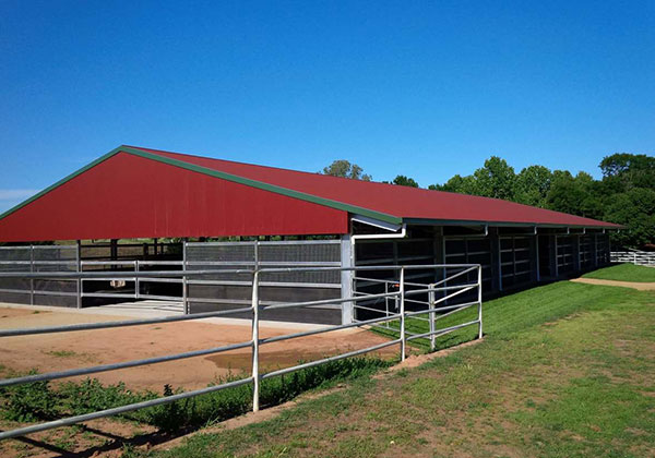 metal structure farm buildings