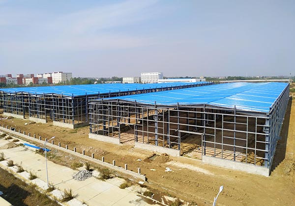 steel workshop installation