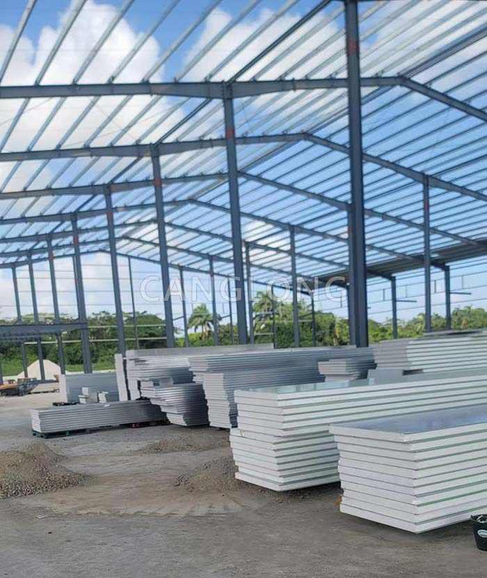 steel portal frame structure