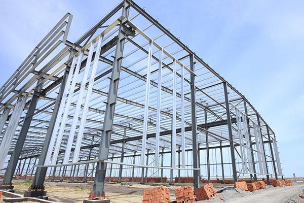 column-free industrial factory