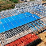 steel warehouse roof panels installation