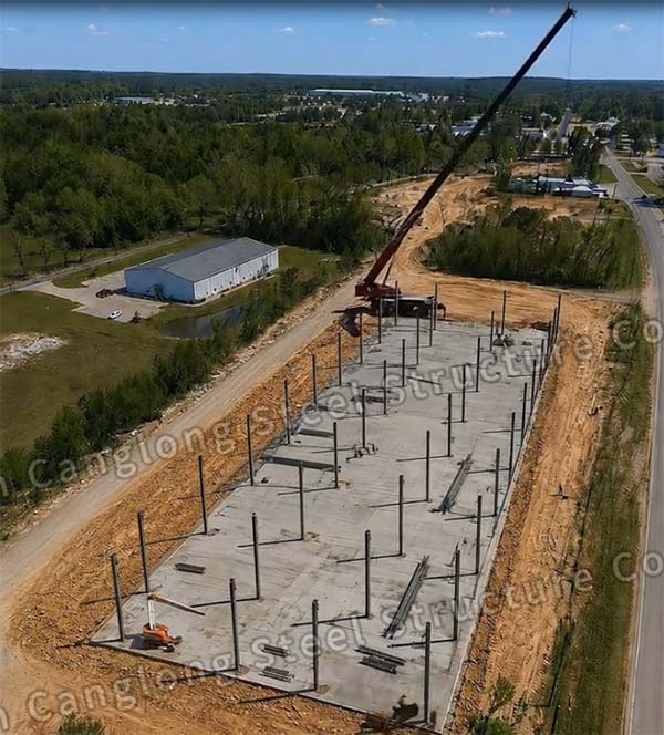 Industrial Plant Main Frame Installation