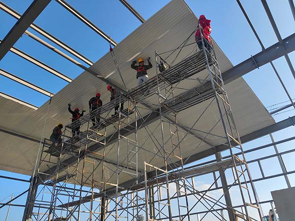 metal sandwich panels installation