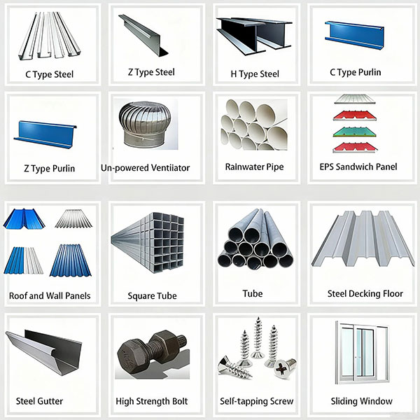 prefabricated steel warehouse kits