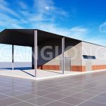 Prefabricated steel warehouse shed design suitable for Tanzania prefabricated steel warehouse shed design